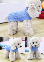 Cashmere Twisted Rope Pet Sweater,