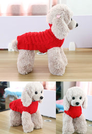 Cashmere Twisted Rope Pet Sweater,