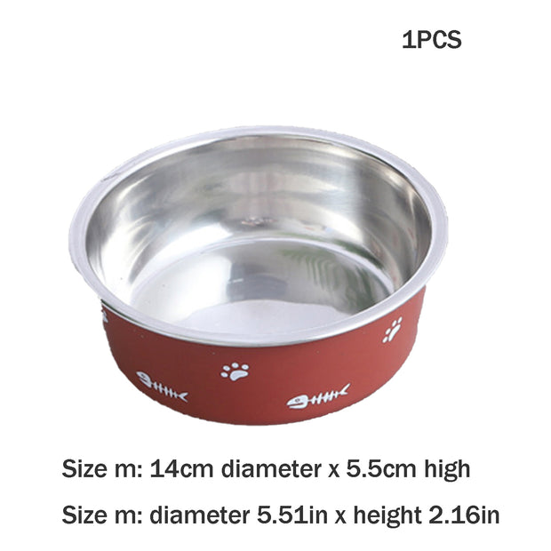 Pet Food Bowl Stainless Steel